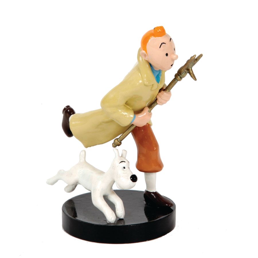 Tintin - Figurine Pixi 4510 - Tintin et Milou dans le Sous marin requin  (ventre beige) - (1990) - Catawiki
